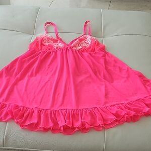 Secret Treasures Pink and White Chemise